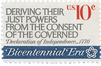 1545 - 1974 10c First Continental Congress: Deriving Their Just