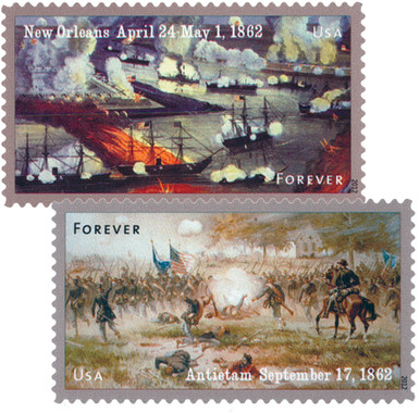 4664-65 - 2012 First-Class Forever Stamp - The Civil War