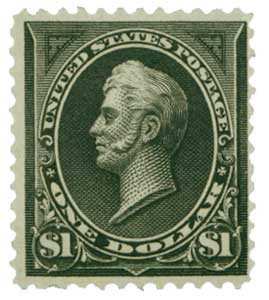 261A - 1894 $1 Oliver H. Perry, Unwatermarked, Type II, Perf. 12