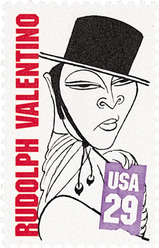 2819 - 1994 29c Silent Screen Stars: Rudolph Valentino