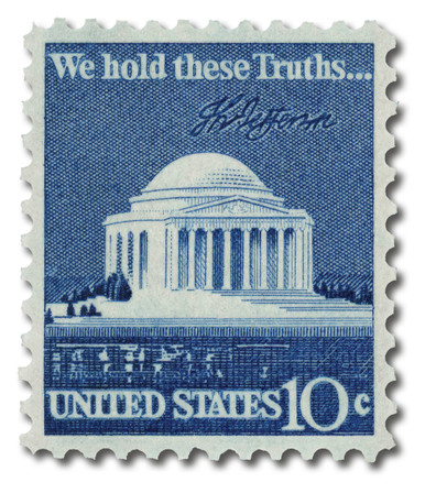 1510 - 1973 10c Jefferson Memorial - Mystic Stamp Company