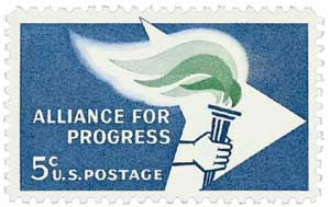 1234 - 1963 5c Alliance for Progress - Mystic Stamp Company