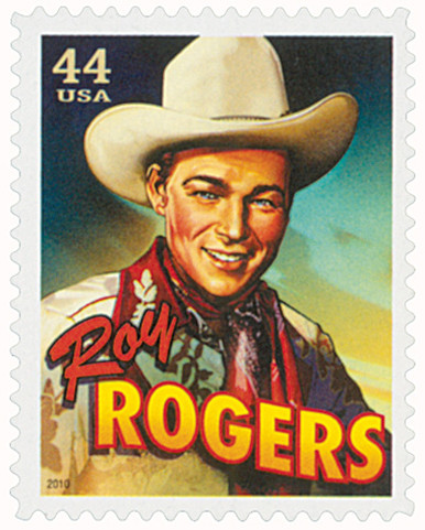 4446 - 2010 44c Cowboys of the Silver Screen - Roy Rogers - Mystic