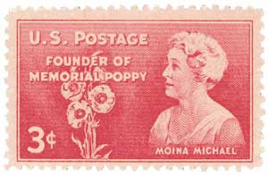 ミヨン　señorita サイン会　特典マグネット 977 - 1948 3c Moina Michael - Mystic Stamp Company