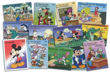 DF - Disney Stamps - Mystic Stamp Company