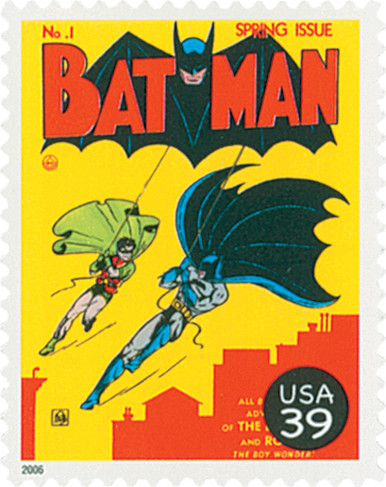 4084o - 2006 39c DC Comics Super Heroes: Cover of Batman #1