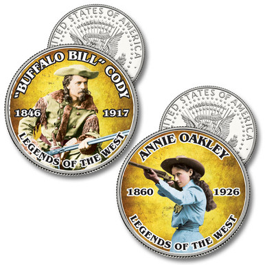 AZ - Wild West Coins Oakley and Cody - Mystic Stamp Company