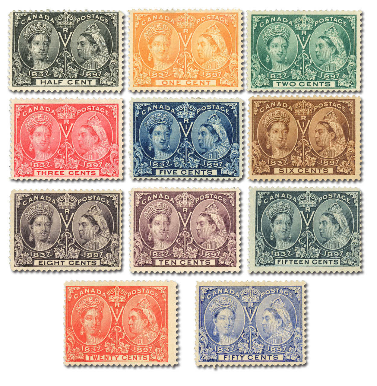 カナダ 1897 Diamond Jubilee 6c 未使用1種 【公式通販】