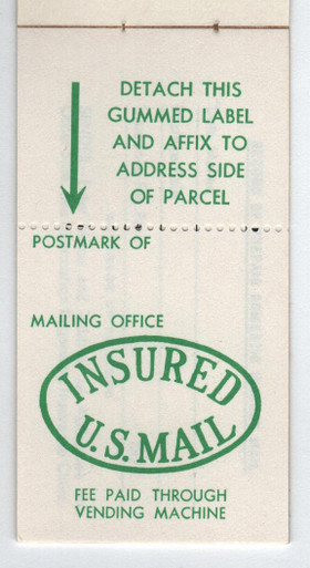 QI4 - 1978 50c Postal Insurance Stamp, Green - Mystic Stamp Company