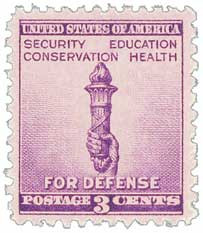 901 - 1940 3c Torch of Enlightenment - Mystic Stamp Company
