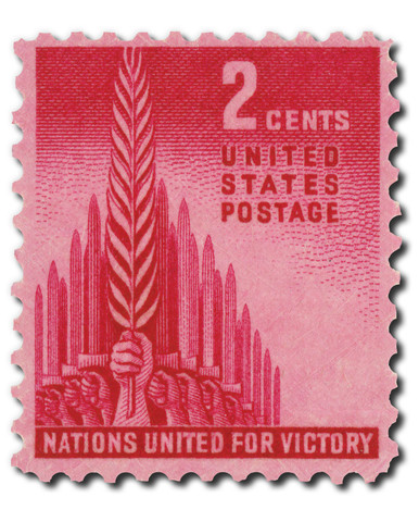 907 - 1943 2c Nations United for Victory - Mystic Stamp Company
