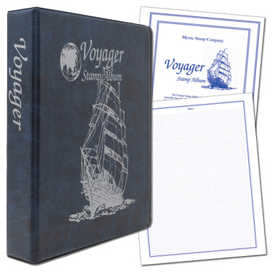 DS380 - Mystic's 2 Volume Voyager Worldwide Stamps Album