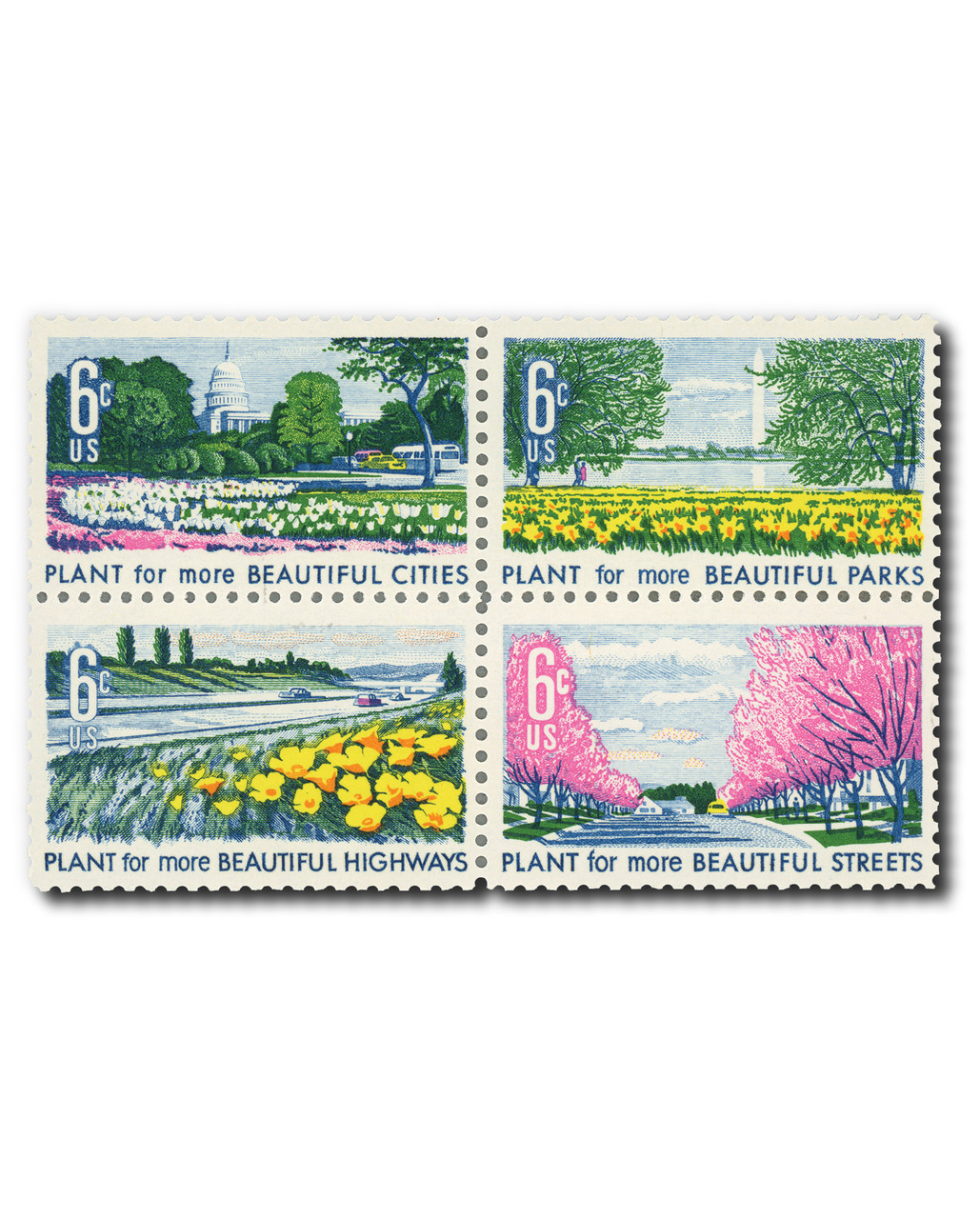 1365-68 - 1969 6c Beautification of America