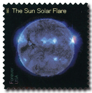 5600 - 2021 First-Class Forever Stamp - Sun Science: Solar Flare