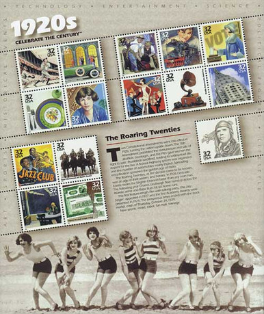 3184 - 1998 32c Celebrate the Century: 1920s - Mystic Stamp Company