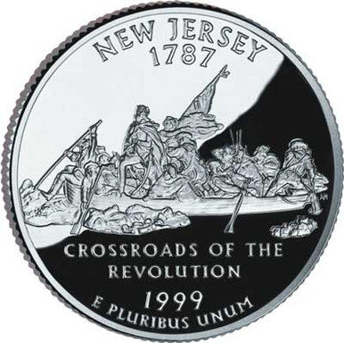 CNNJ25P - 1999 New Jersey State Quarter, P Mint - Mystic Stamp Company
