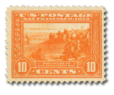 Spacca Neapolis／バティックプリント／ヴィンテージ／スフォデラート 400A - 1913 10c Discovery of San Francisco Bay, Orange, Perf. 12