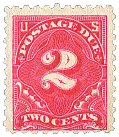 人気ブランド 海外通販 - 国内入手困難 - J53 1914 Mystic - lake carmine - Stamp Due Postage 2c コレクション