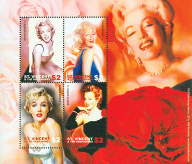Mari!yn♡ M10264 - 2004 St. Vincent #3188 Marilyn Monroe - Mystic Stamp Company