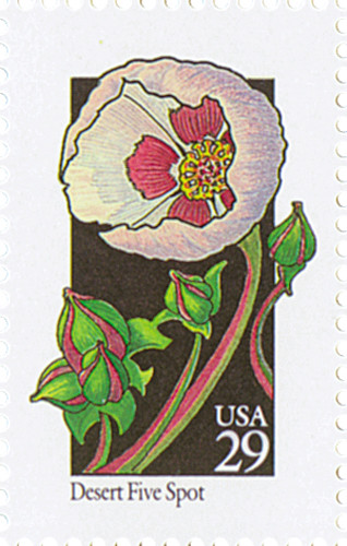 2690 - 1992 29c Wildflowers: Desert Five Spot - Mystic Stamp Company