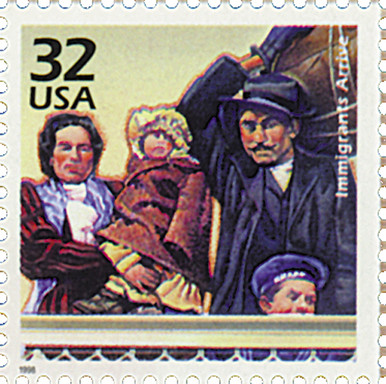 3182i - 1998 32c Celebrate the Century - 1900s: Immigrants Arrive
