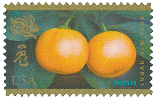 4492 - 2011 First-Class Forever Stamp - Chinese Lunar New Year: Year of Rabbit