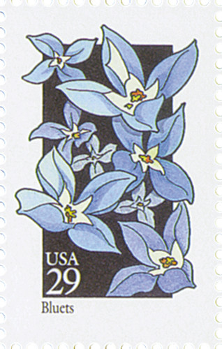 2656 - 1992 29c Wildflowers: Bluets - Mystic Stamp Company