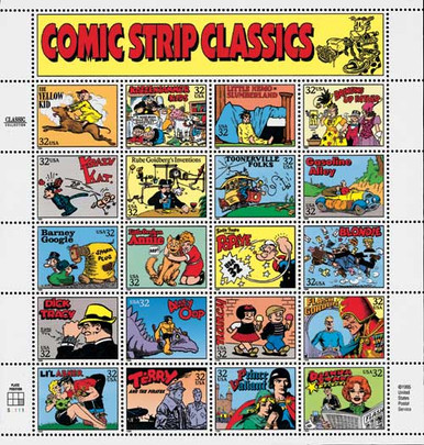 3000 - 1995 32c Comic Strip Classics - Mystic Stamp Company