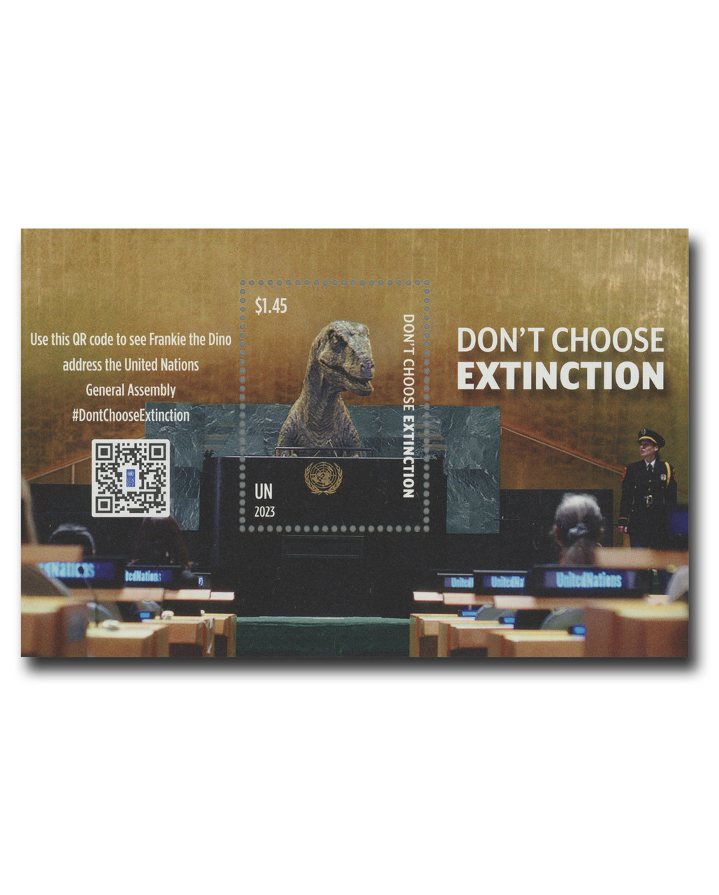 UN1320 - 2023 $1.45 Don't Choose Extinction