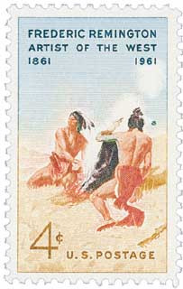 1187 - 1961 4c Frederic Remington - Mystic Stamp Company