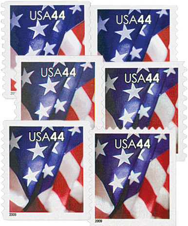 4391-96 - 2009 44c US Flags, Set of 6 Stamps - Mystic Stamp Company