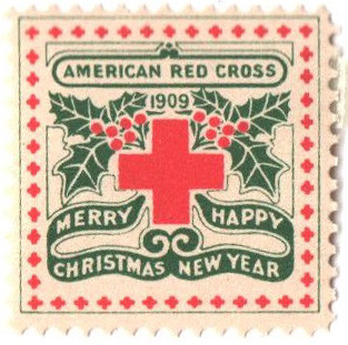 WX5 - 1909 American Red Cross Christmas Seal - Mystic Stamp Company