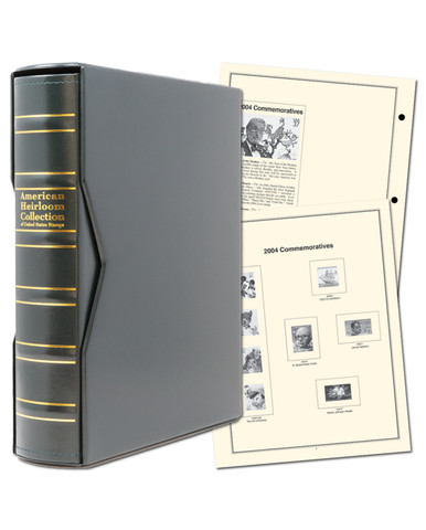 洋書 Platinum Silk Stamp & Seal Collection DS143 - 2000-04 Volume VI, Mystic's Hingeless American Heirloom