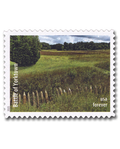 5977m - 2025 First-Class Forever Stamp - Battlefields of the American ...