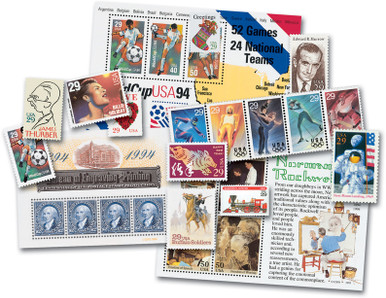 YS1994C - 1994 Complete Commemorative Year Set, 124 Stamps