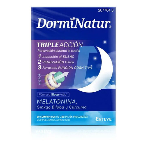 DORMINATUR TRIPLE ACCION 30 COMPRIMIDOS 
