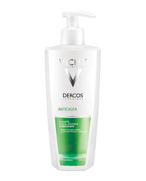 Champú anticaspa dercos cabello seco 100 mL vichy