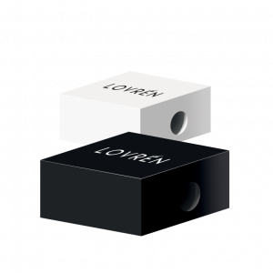 Lovren sacapuntas profesional negro blanco