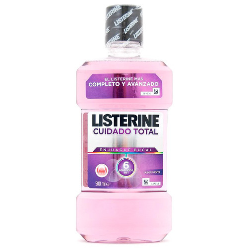 Listerine cuidado total. envase de 500 mL.