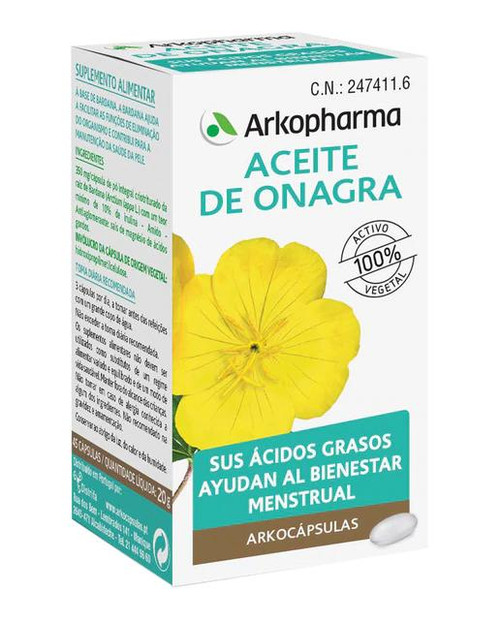Arkocápsulas aceite de onagra arkopharma