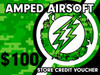 Amped Services $100 Amped Airsoft Gift Card | Online or In-Store 