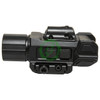  NC Star | VISM GEN3 Pistol FlashLight Strobe & Red Laser | 200 Lumens / Black 