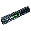  ZCI Aluminum CNC Keymod Handguard for M4 (Black) 