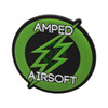 Amped Airsoft Amped Patch 3.75" Logo PVC Velcro Patch 