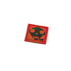  Tac Cat Airsoft Fallen King Tac Cat Ranger Eye PVC Patch | Red with Black Skull 