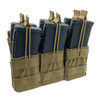  Shellback Tactical Triple Stacker Open Top M4 Mag Pouch 