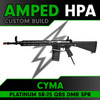 Amped Builds Amped Custom HPA CYMA Platinum SR-25 QBS DMR SPR 