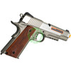  Cybergun Colt Licensed 1911 Full Metal CO2 Airsoft Gas Blowback Pistol by KWC | Stainless / Railed 