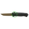  Benchmade Shootout Double-Action Automatic CF-Elite Handles Flat Earth CPM-CruWear Blade 