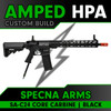 Amped Builds Amped Custom HPA Specna Arms SA-C24 CORE Series M4 Carbine M-LOK Black Airsoft Rifle 